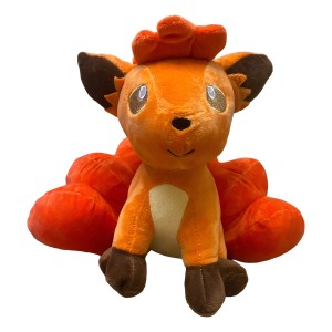 Peluche Figura Vulpix Anime Pokemon Excelente Calidad 20cm