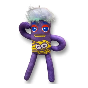 Peluche Mounstro Salchicha Violeta ( Grande ) Mundogeek
