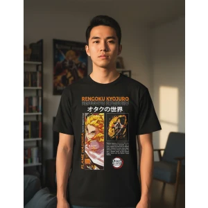 Remera Anime Rengoku Demon Slayer