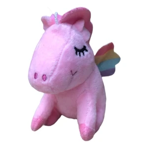 Llavero Peluche Unicornio Rosa Chico Mundogeek