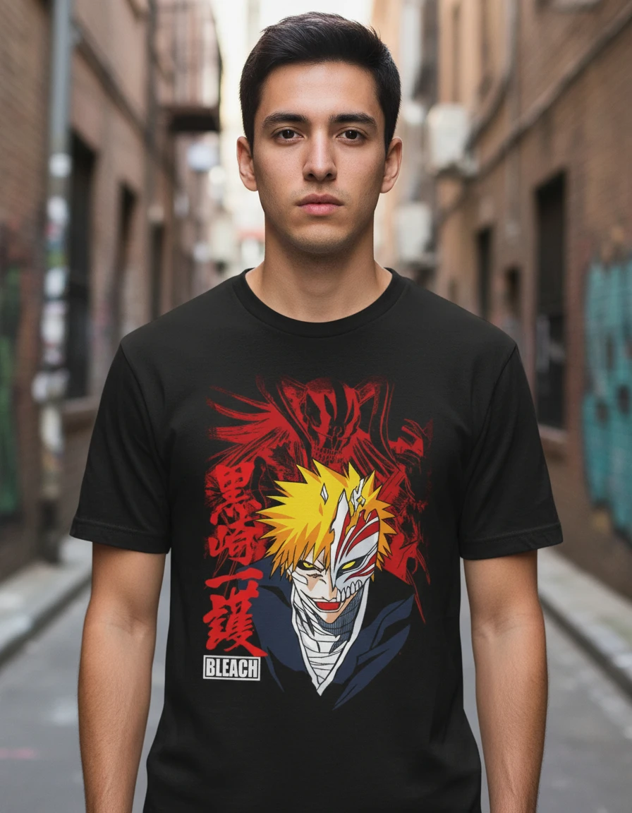 Remera De Anime Bleach Personaje Ichigo Kurosaki