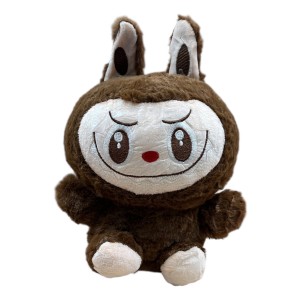 Peluche De Felpa Labubu Marrón 25cm Mundogeek