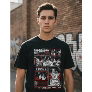 Remera Anime Eren Attack On Titan