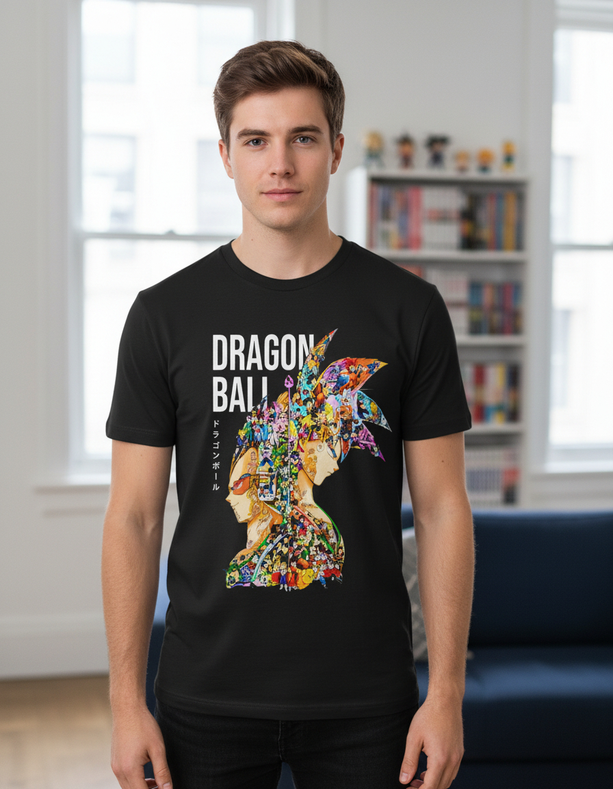 Remera Anime Goku Y Vegeta Dragon Ball - Imagen 2