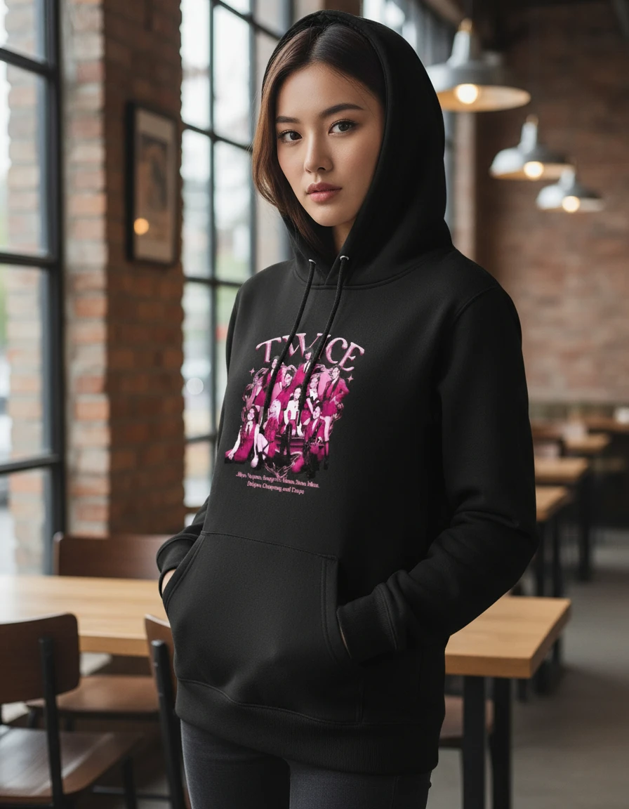 Canguro Con Capucha Kpop Twice Mundogeek