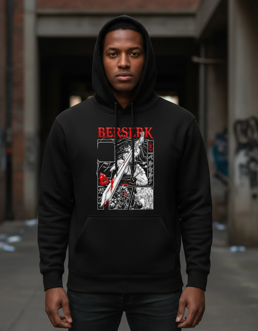 Canguro Con Capucha Berserk Guts Mundogeek