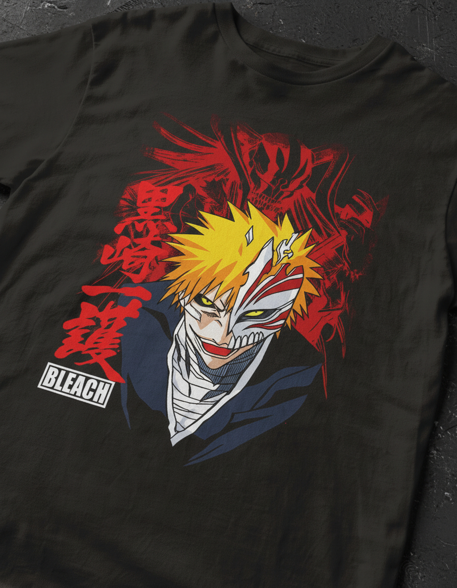 Remera De Anime Bleach Personaje Ichigo Kurosaki - Imagen 3