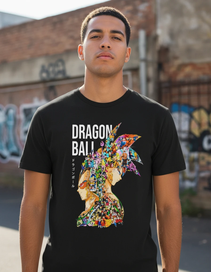 Remera Anime Goku Y Vegeta Dragon Ball