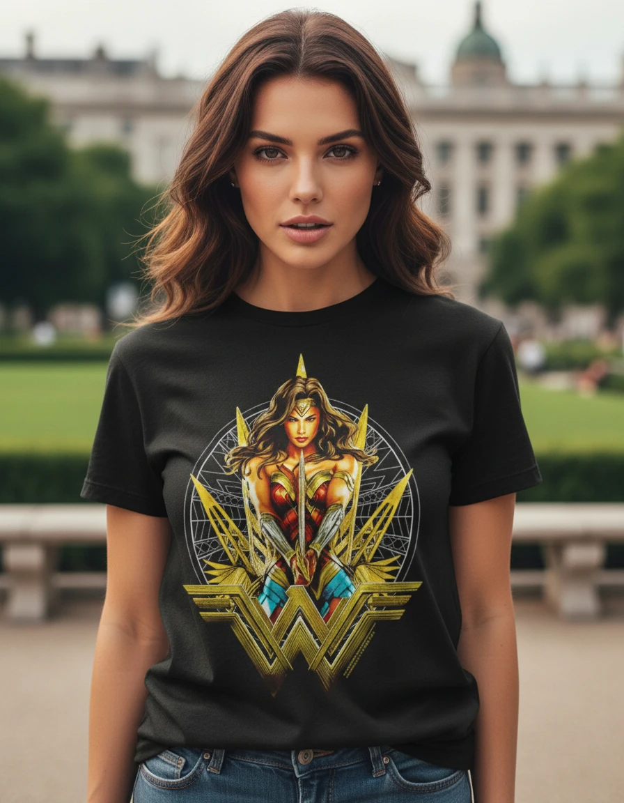 Remera Dc Mujer Maravilla