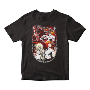 Remera Anime Manga Corta Chainsaw Man
