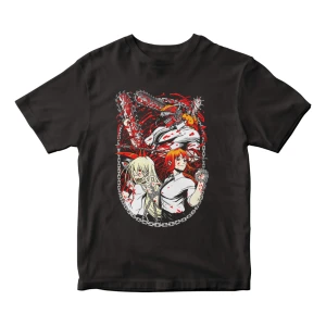 Remera Anime Manga Corta Chainsaw Man