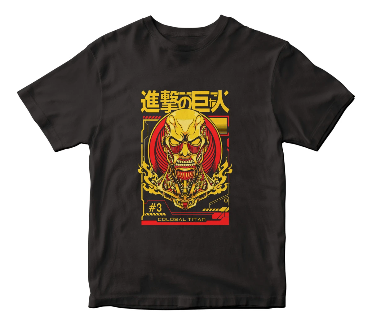 Remera Anime Shingeki No Kyojin Attack On Titan