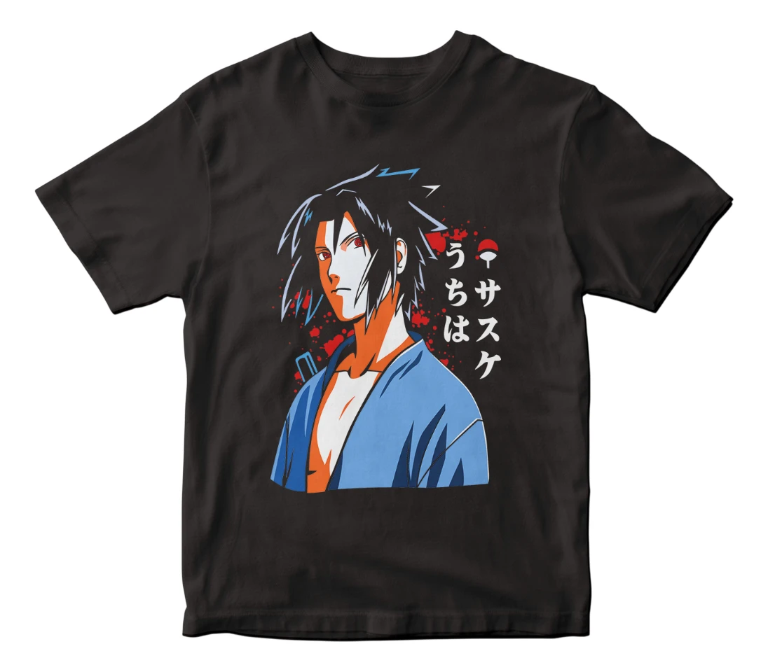 Remera Anime Naruto Saske Sasuke Uchiha