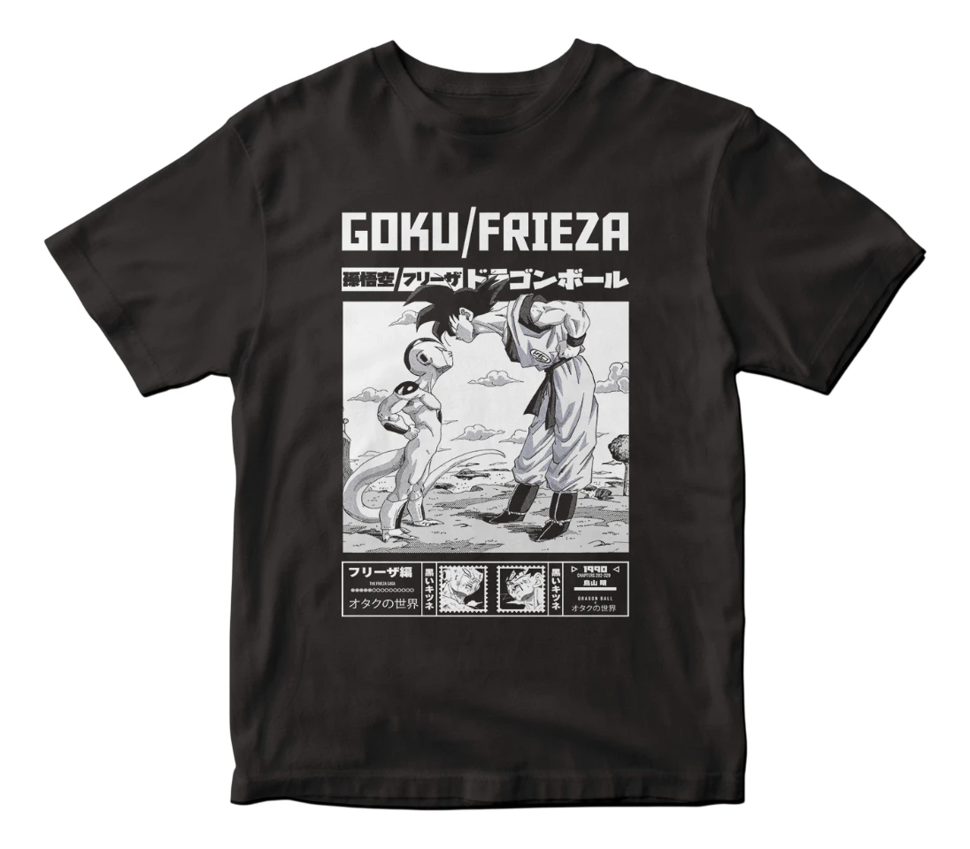 Remera Anime Dragon Ball Goku Frieza Freezer Freeza