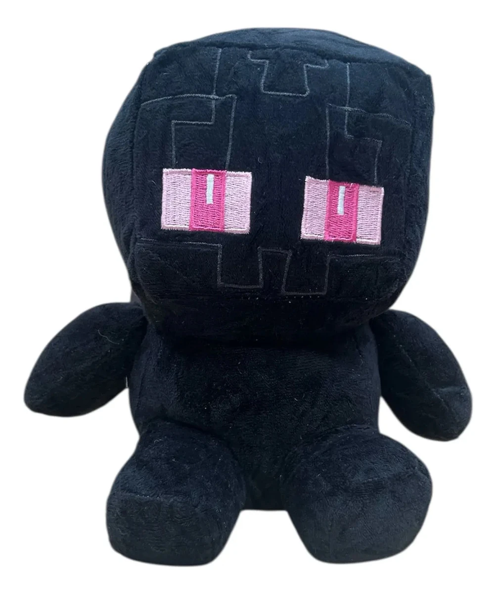 Peluche De Felpa Enderman Sentado Minecraft 20cm