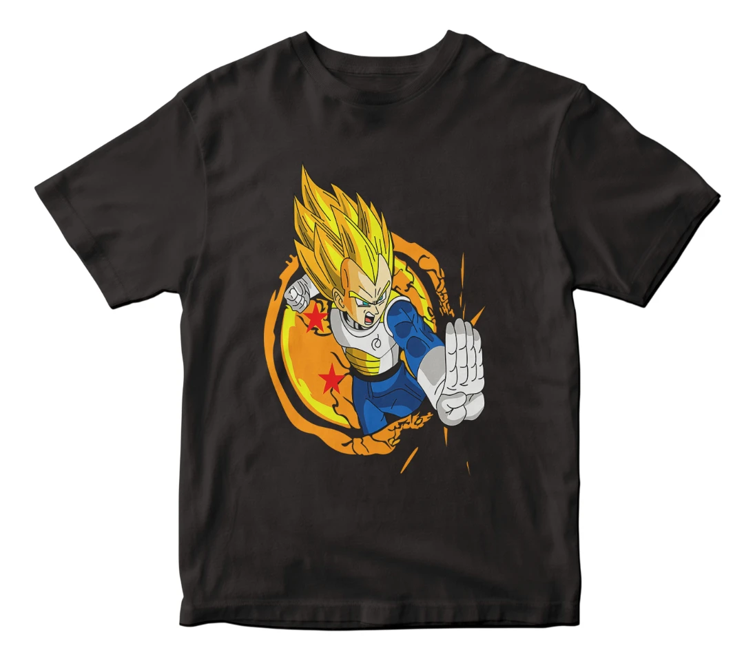 Remera Anime Dragon Ball Vegeta