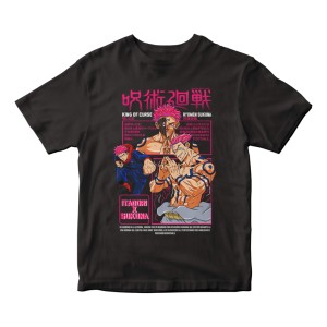 Remera Anime Jujutsu Kaisen Itadori Ryomen Sukuna Zukuna