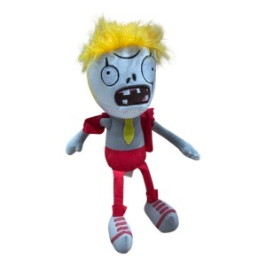 Peluche Figura Zombie Rockero Plantas Vs Zombies Juego 20cm