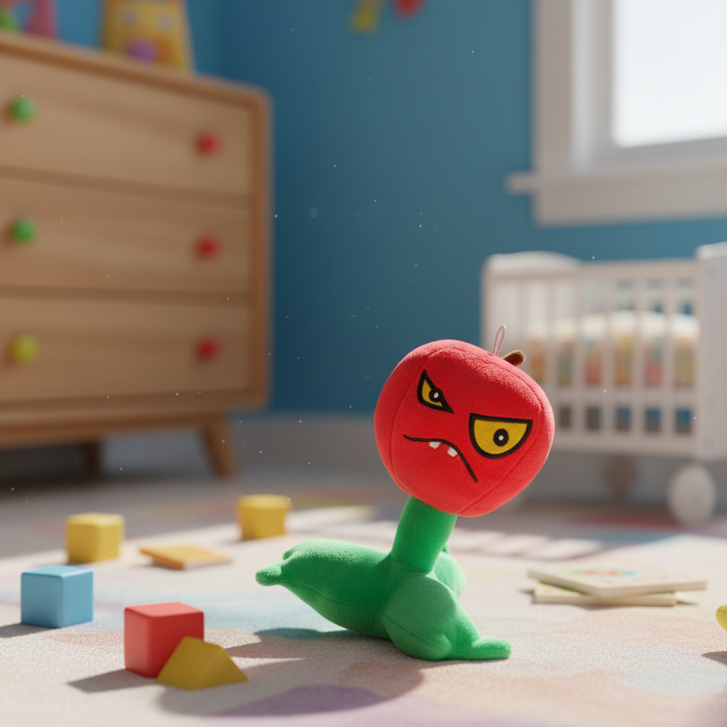 Peluche Planta Cereza Plantas Vs Zombies 20cm - Imagen 2