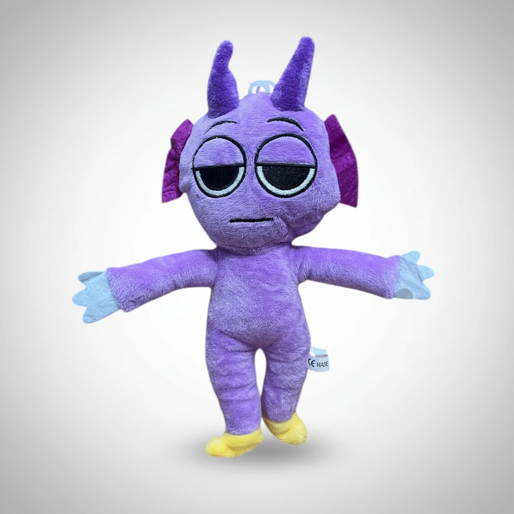 Peluche 25cm Sprunki Violeta Mundo Geek - Imagen 3