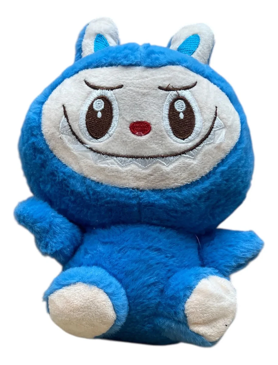 Peluche De Felpa Labubu Azul 25cm Mundogeek