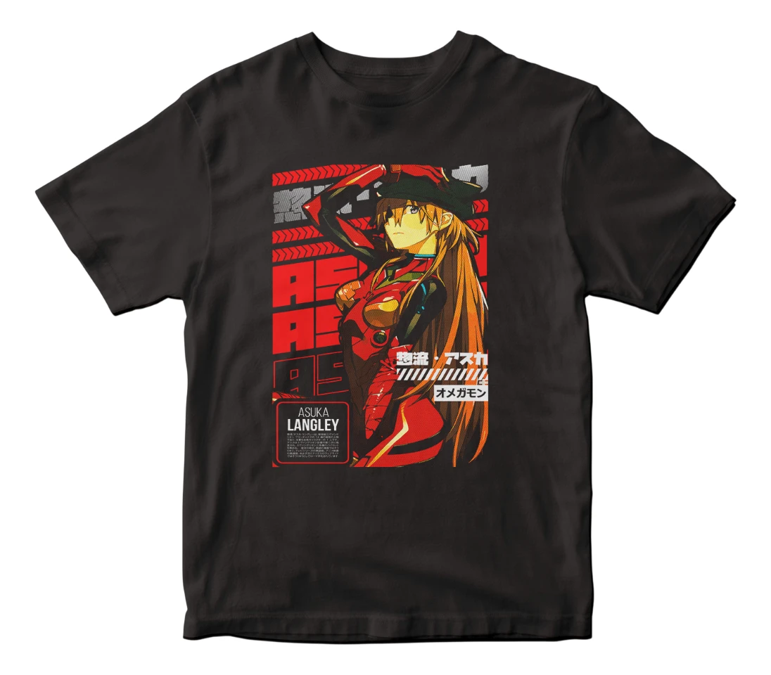 Remera Anime Evangelion Asuka Langley Soryu