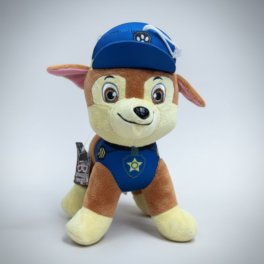 Peluche Figura Chase Paw Patrol Patrulla Canina Mediano - Imagen 3