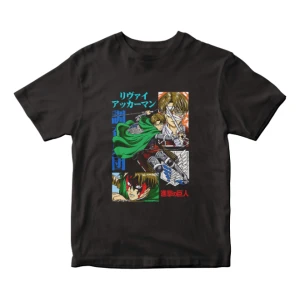 Remera Anime Shingeki No Kyojin Attack On Titan Levi