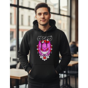 Buzo Canguro Con Capucha Gengar Mundogeek