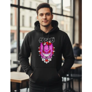 Buzo Canguro Con Capucha Gengar Mundogeek