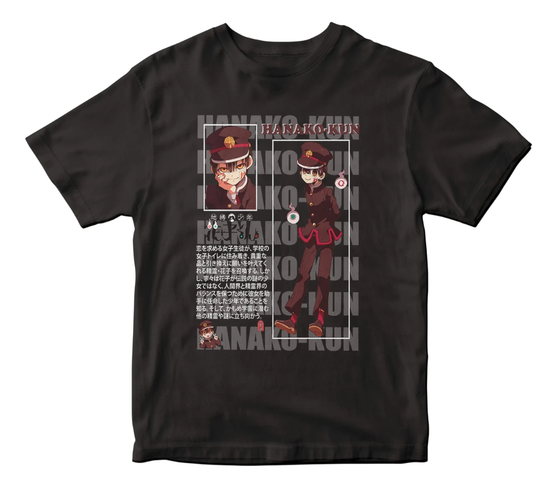 Remera Anime Jibaku Shonen Hanako-kun Toilet-bound Hanako Ku