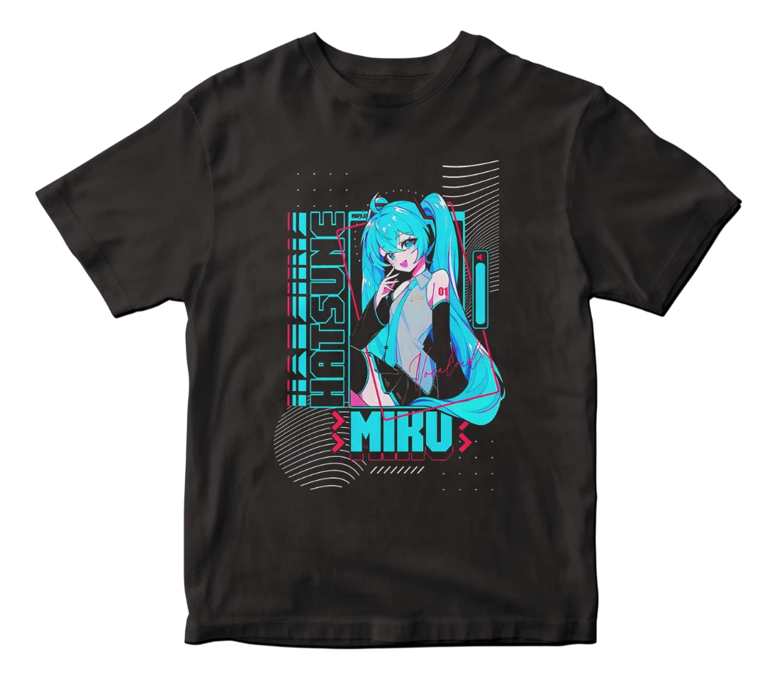 Remera Anime Vocaloid Miku Hatsune