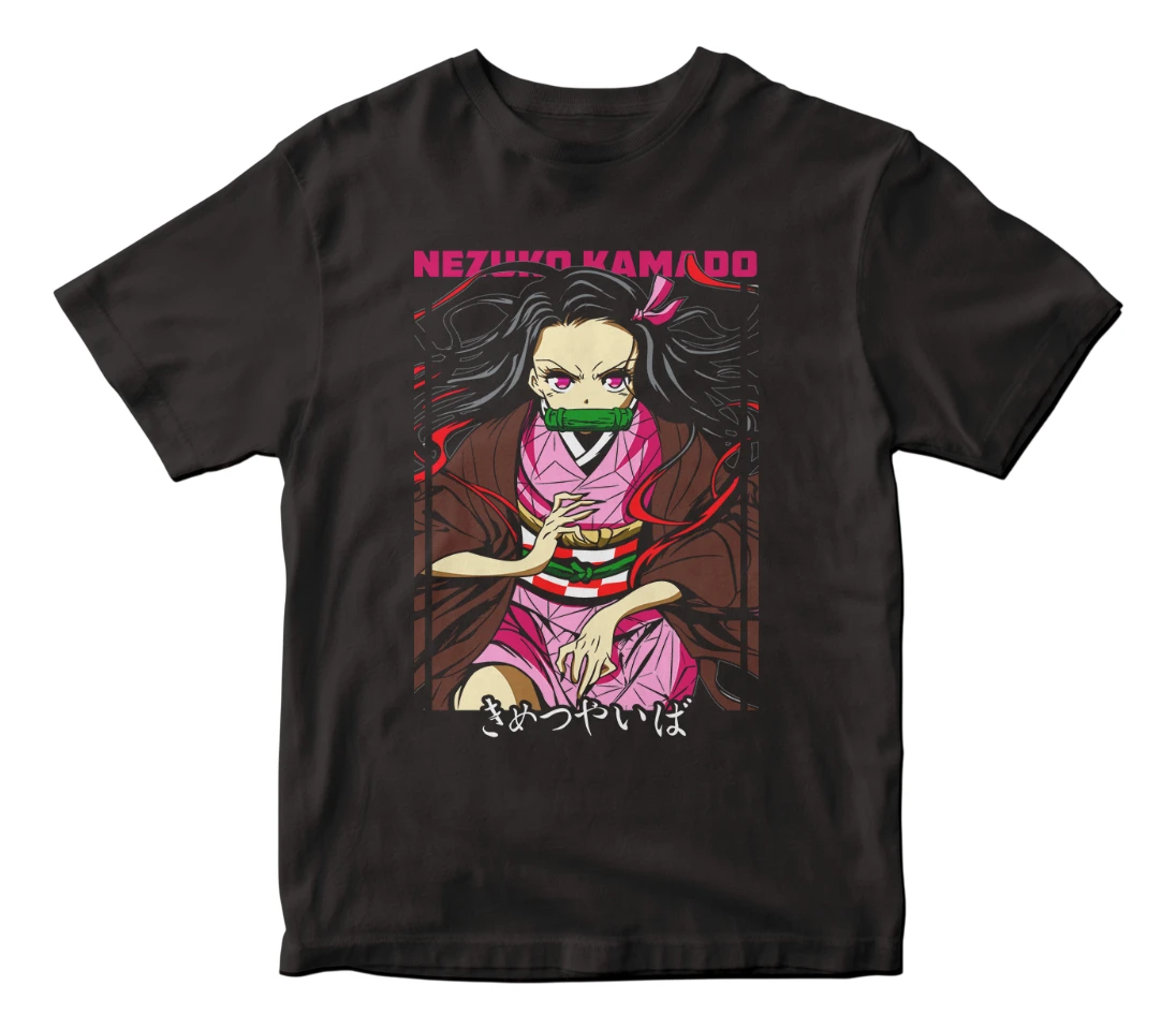 Remera Anime Demon Slayer Kimetsu No Yaiba Nezuko Kamado