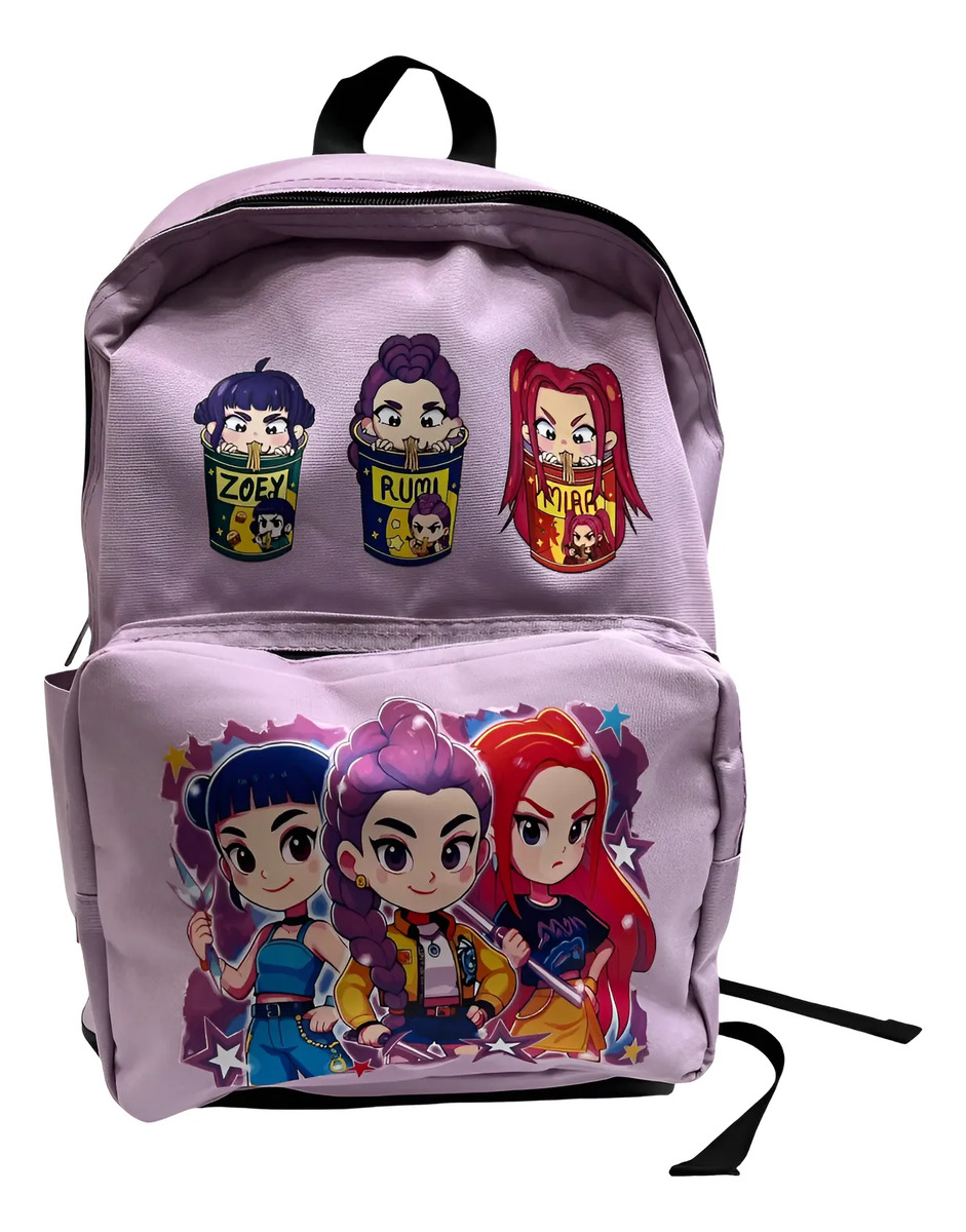 Mochila Escolar Huntrix Las Guerreras Kpop Demon Hunter - Imagen 2