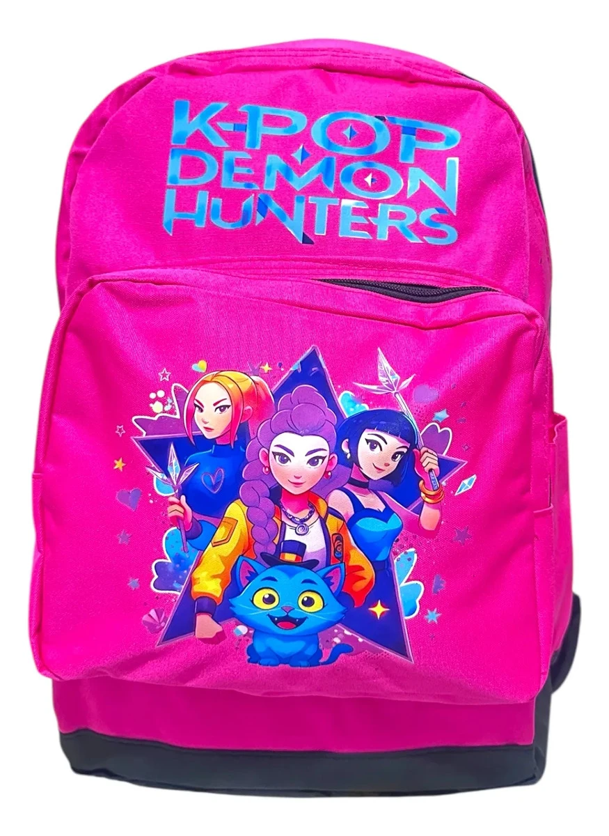 Mochila Escolar Las Guerreras Kpop Demon Hunter Huntrix