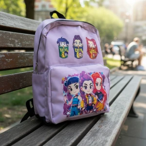 Mochila Escolar Huntrix Las Guerreras Kpop Demon Hunter