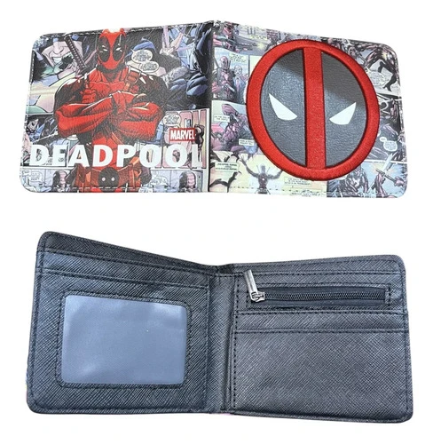 Billetera Relieve Collague Deadpool ( Marvel ) Mundogeek Negro Deadpool - Imagen 2
