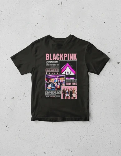 Remera Kpop Black Pink - Imagen 3
