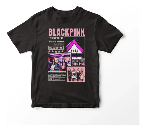 Remera Kpop Black Pink - Imagen 2
