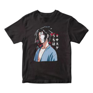 Remera Personaje Sasuke Naruto Anime 100% Algodon