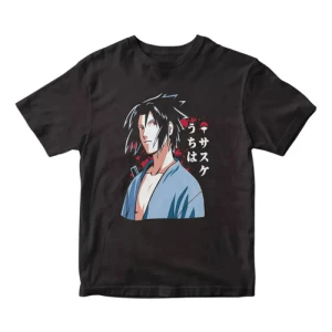 Remera Personaje Sasuke Naruto Anime 100% Algodon