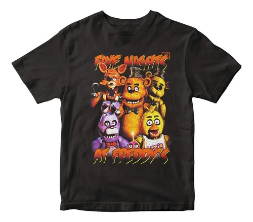 Remera Camiseta Five Nights At Freddys Mundogeek