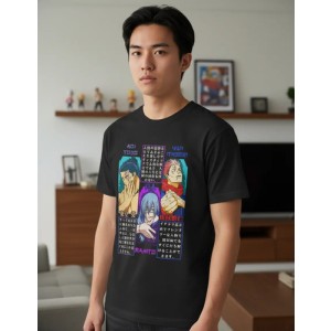 Remera Anime Jujutsu Kaisen Negro Anime Jujutsu Kaisen 6 Estampa Localizada Itadori Mahito Todo