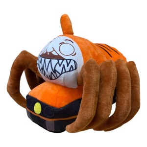Peluche Tren Araa/ Choo Charles ( Mediano ) Mundogeek Marrón Con Naranja
