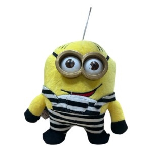 Peluche De Felpa Minion Prision 20cm Amarillo