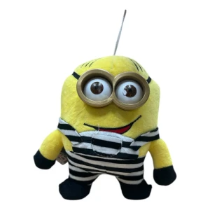 Peluche De Felpa Minion Prision 20cm Amarillo