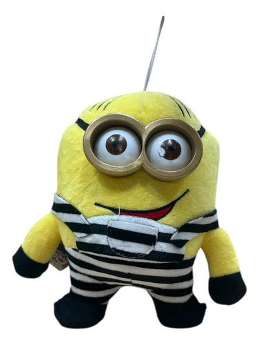 Peluche De Felpa Minion Prision 20cm Amarillo