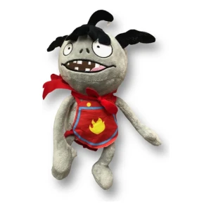 Peluche Zombie Bombero Plantas Vs Zombies ( Mediano ) Rojo Con Gris