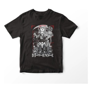Remera Camiseta Anime Death Note L Light Misa Ryuk Negro Death Note 8