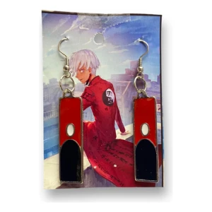 Caravana Mediana Metal Izana ( Tokyo Revengers ) Mundogeek Negro Con Rojo